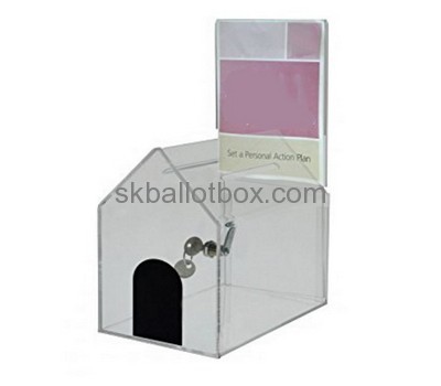 Bespoke acrylic donation money box BB-1669