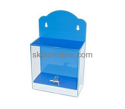 Bespoke acrylic wall mounted ballot box BB-1607