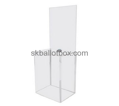 Bespoke clear plexiglass ballot box BB-1581