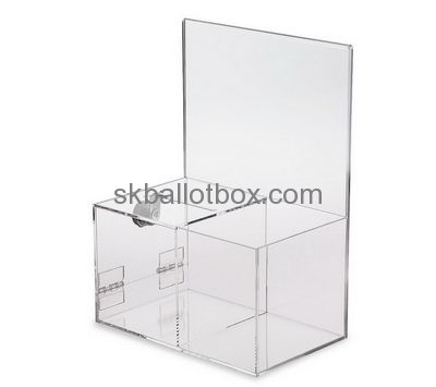 Bespoke transparent acrylic collection boxes for sale BB-1485