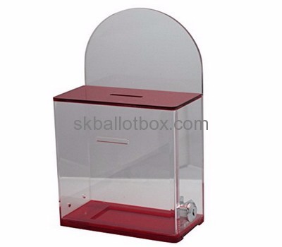 Complete plastic fabricators custom christmas charity ballot boxes BB-1208