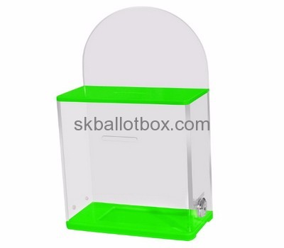 Acrylic display manufacturer custom clear ballot box for sale BB-1206