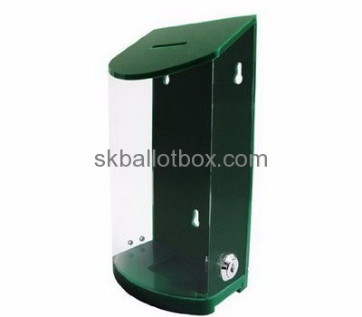 Acrylic products manufacturer custom fabrication locking ballot box BB-1033