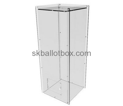 Acrylic box manufacturer custom acrylic ballot box with lock BB-1006