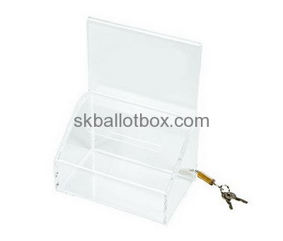 Box factory custom designs acrylic ballot box BB-950