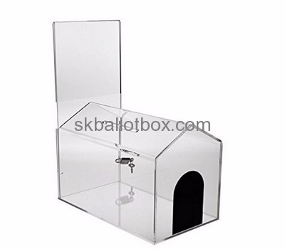 Perspex manufacturers custom locking ballot election box BB-946