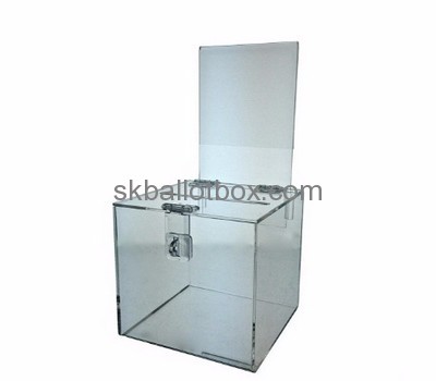 Ballot box suppliers customize polycarbonate box acrylic ballotbox BB-493