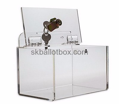 Box factory customize clear acrylic polycarbonate ballot box BB-480