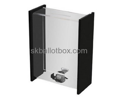 Box factory customize lockable black ballot box BB-454