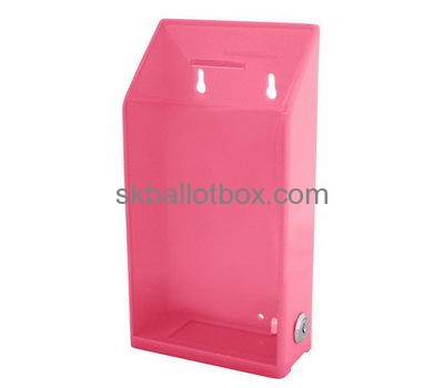 Ballot box suppliers customize acrylic ballot box with lock BB-447