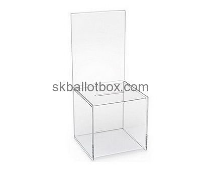 Ballot box suppliers custom acrylic small ballot voting box BB-403