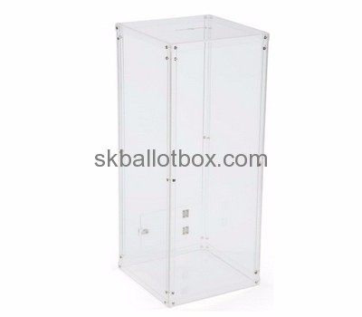 Ballot box suppliers custom clear black acrylic polycarbonate ballot box BB-395