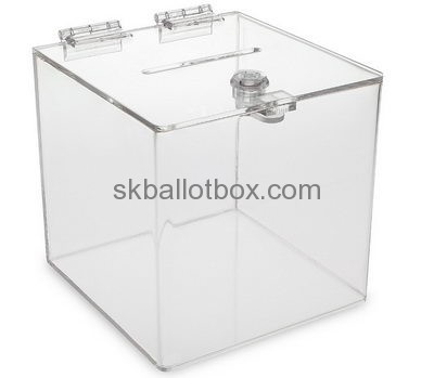 Custom ballot boxes large acrylic ballot box clear plastic ballot box BB-238