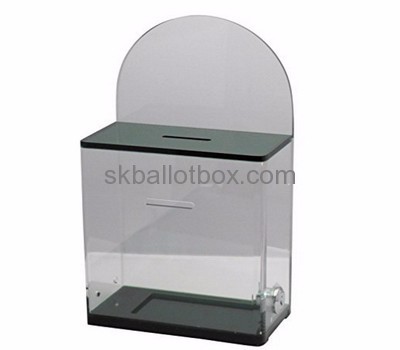 Custom ballot boxes acrylic perspex ballot box transparent ballot box BB-227