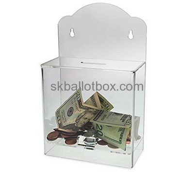 Custom acrylic donation box designs good will donation box donation containers DB-035