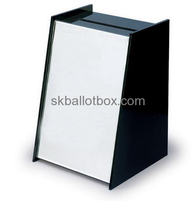 Ballot box factory custom acrylic polycarbonate box locking ballot box BB-167