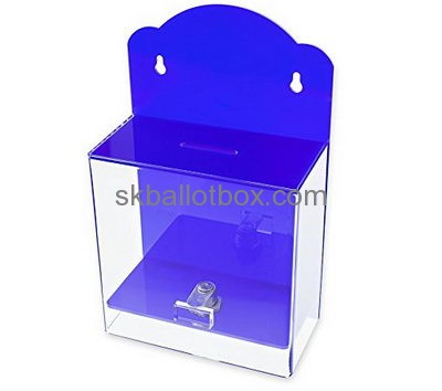 China ballot box factory customized acrylic antique ballot box polycarbonate box BB-143