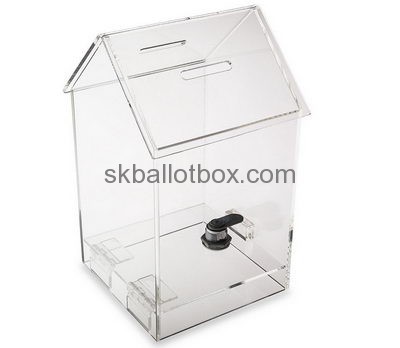 China ballot box suppliers direct sale acrylic lockable ballot box polycarbonate box BB-132