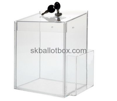 Ballot box manufacturer custom design clear ballot box acrylic clear polycarbonate box BB-126