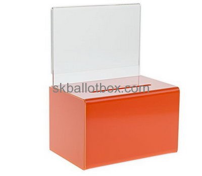 China ballot box factory direct sale polycarbonate box acrylic ballot box BB-124