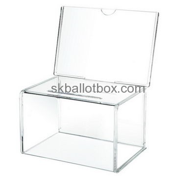 China ballot box suppliers wholesale clear acrylic ballot box polycarbonate box BB-096