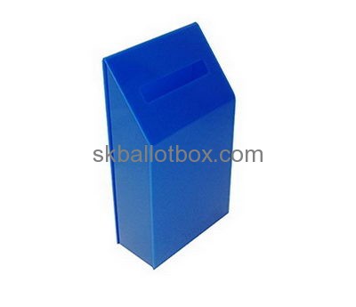 China acrylic box factory customized acrylic lockable ballot box polycarbonate case BB-073