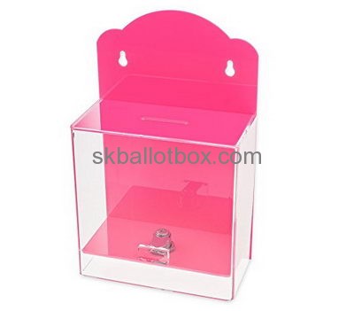 China ballot box suppliers wholesale polycarbonate box acrylic ballot box with lock BB-072