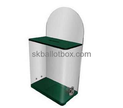 China acrylic box manufacturer wholesale clear acrylic ballot box clear polycarbonate box BB-071