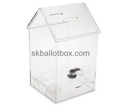 China acrylic box manufacturer custom polycarbonate box acrylic ballot box BB-058