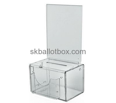 China ballot box suppliers direct sale polycarbonate case cheap ballot boxes BB-051