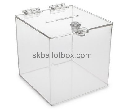 China ballot box factory direct sale polycarbonate box clear ballot box BB-048