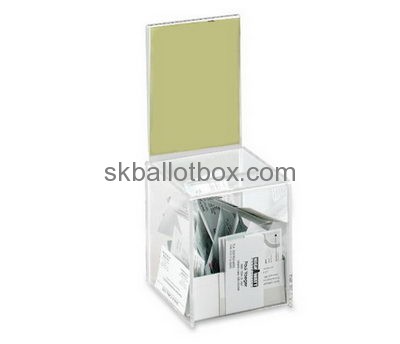 China ballot box manufacturer supplying polycarbonate box small ballot box BB-039