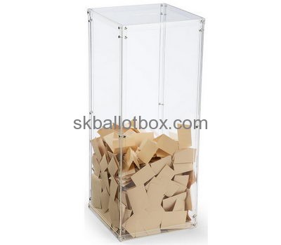 Ballot box manufacturer supplying acrylic suggestion boxes polycarbonate box BB-036