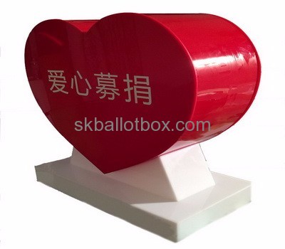 The box factory wholesale acrylic charity case donation box DB-006