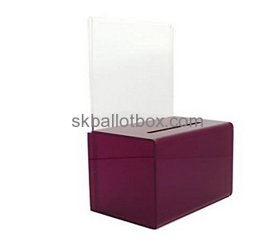 Customized polycarbonate box small ballot box voting box BB-009