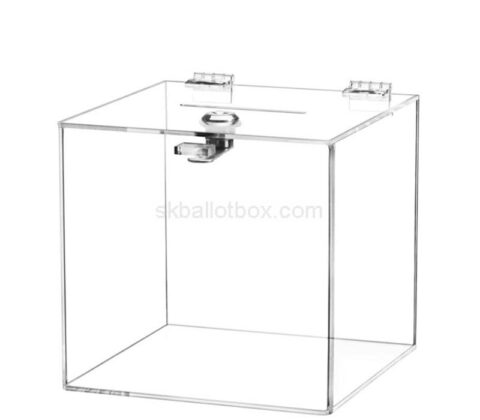 Wholesale custom acrylic lockable ballot box