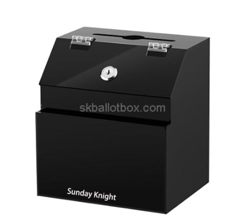 Wholesale custom acrylic ballot box with cards holder