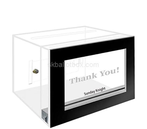 Wholesale custom acrylic LED ballot collection box