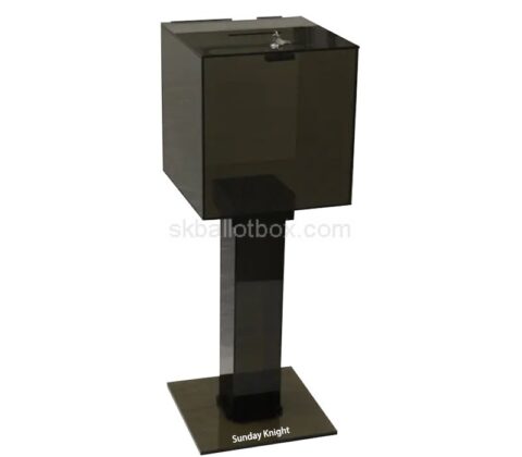 Wholesale custom acrylic floor standing suggestion box