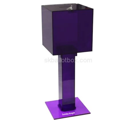 Wholesale custom acrylic standing suggestion box