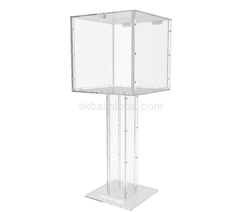 Wholesale custom acrylic stand suggestion collection box