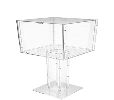 Wholesale custom acrylic suggestion box for floor