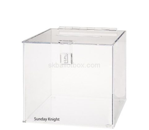 Wholesale custom acrylic lockable suggestion container