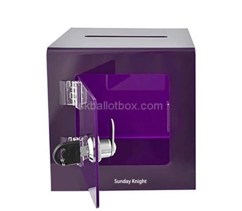 Wholesale custom acrylic locking suggestion container